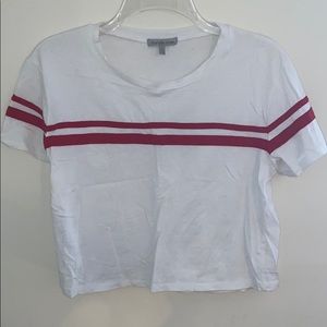 Cropped short sleeve shirt